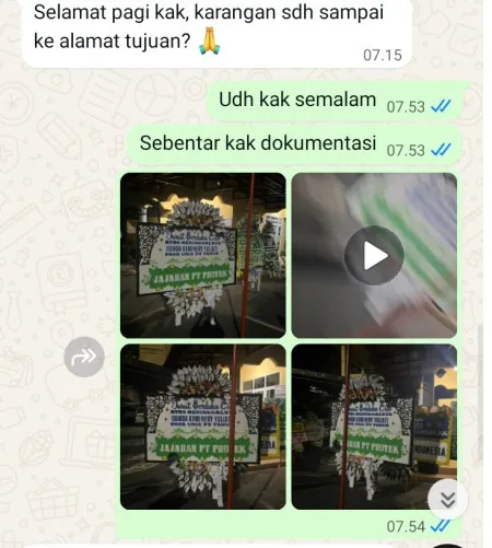 Pengiriman Papan Bunga Selamat Pamulang