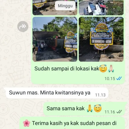 Pengiriman Papan Bunga Duka Pamulang