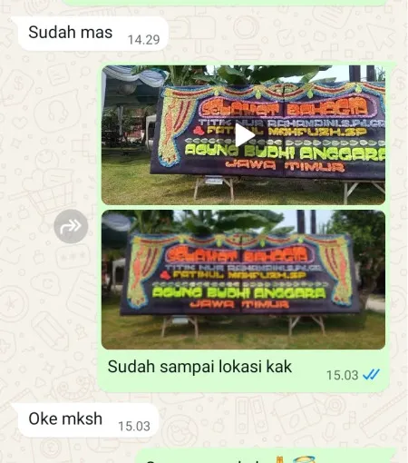 Pengiriman Papan Bunga Pamulang