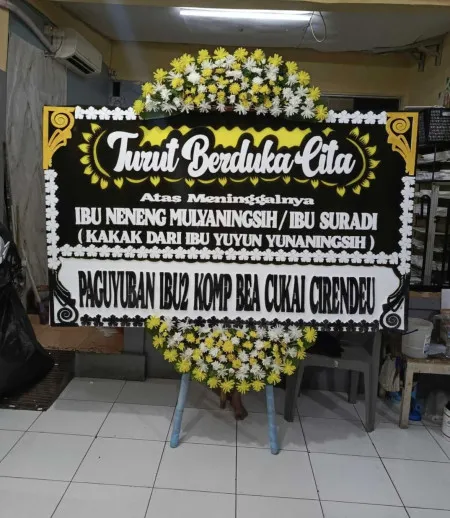 Papan Bunga Duka Pamulang